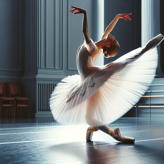 Ballet Student's Elegant Performance