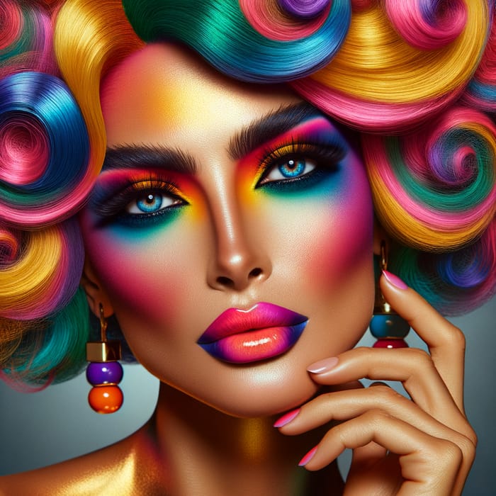 Vibrant Portrait of Daniela Michel Moreno Guzman | Bold Makeup & Fashion Style