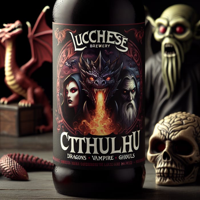 Lucchese Brewery: Dragons, Vampires, Ghoul Cthulhu Beer