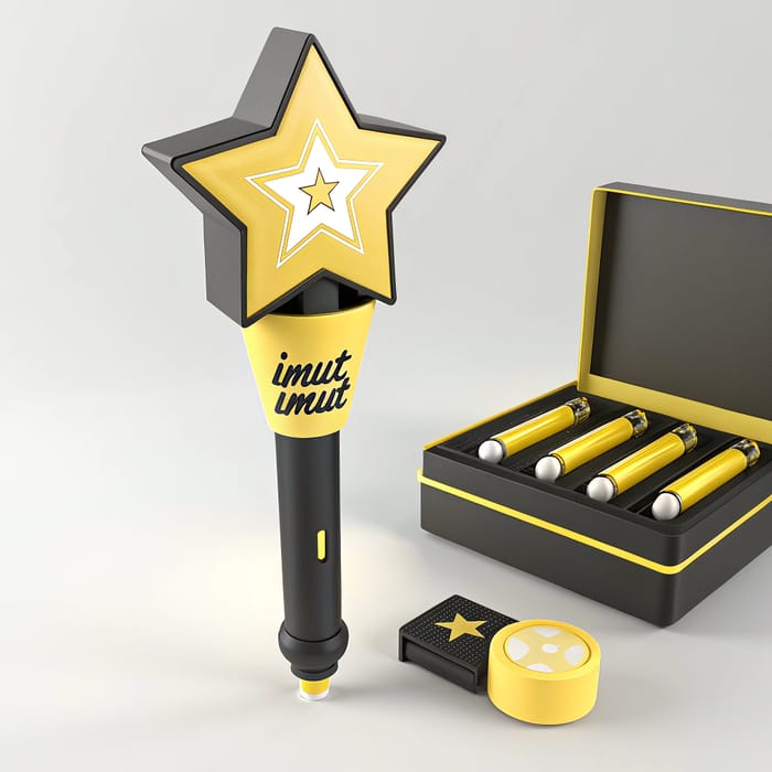 K-Pop Star Shape Lightstick - Imut Imut Design