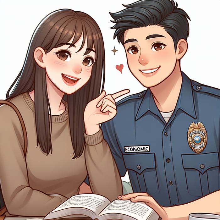 Economics Student Dating Police Officer | Interracial Couple in College