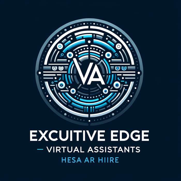 Virtual Assistant Logo Design: Executive Edge VA