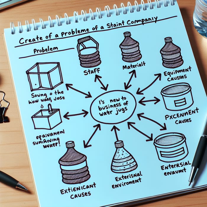 5-Point Ishikawa Diagram for New Water Jug Business | SAVEF S.N.C.