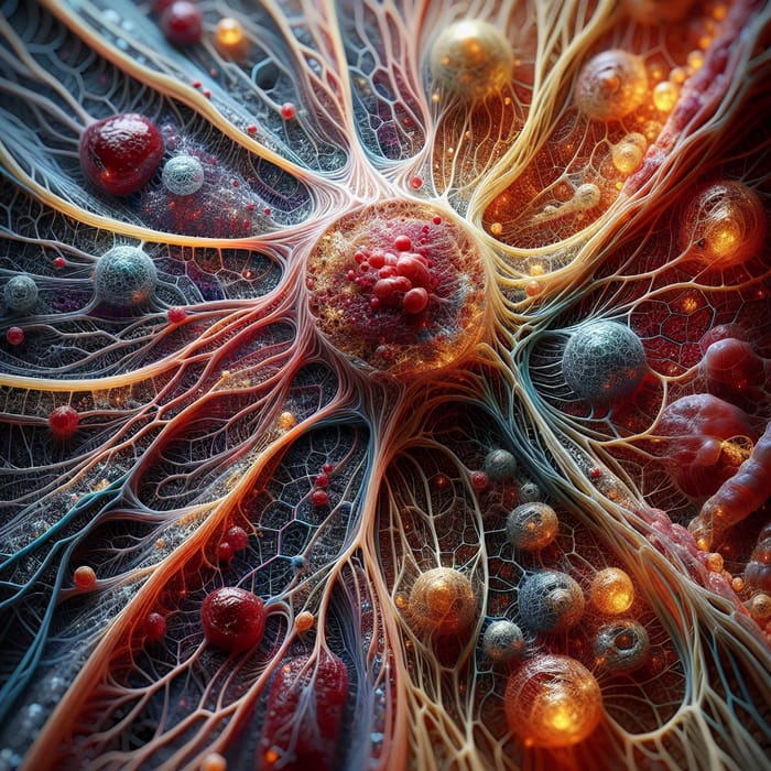 Intricate 3D Skin Anatomy & Wound Healing Masterpiece in 8K