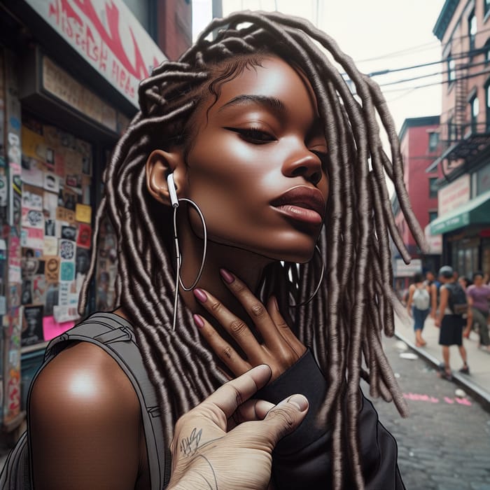 Captivating Street Photo with Cyberpunk Vibes