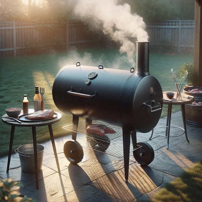 Outdoor Barbecue Smoker | Smoky Flavor Experience