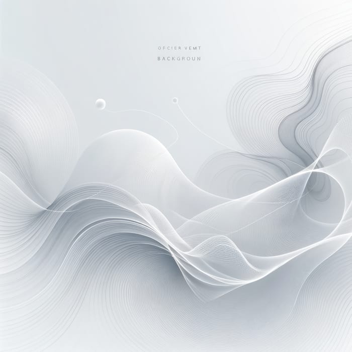 Abstract White Waves Background | Engaging Design