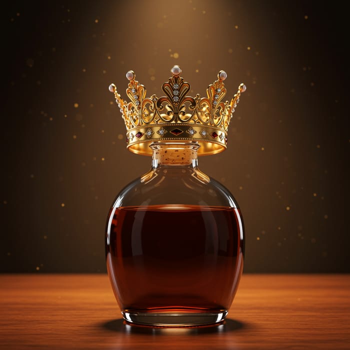 Cognac Bottle Crown Decoration