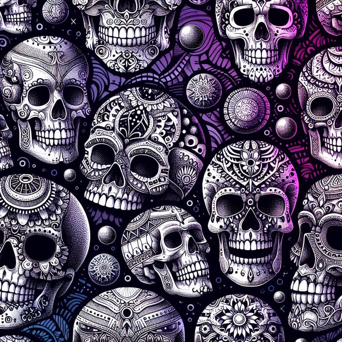 Best Skull Wallpaper Designs | Intricate Skull Patterns