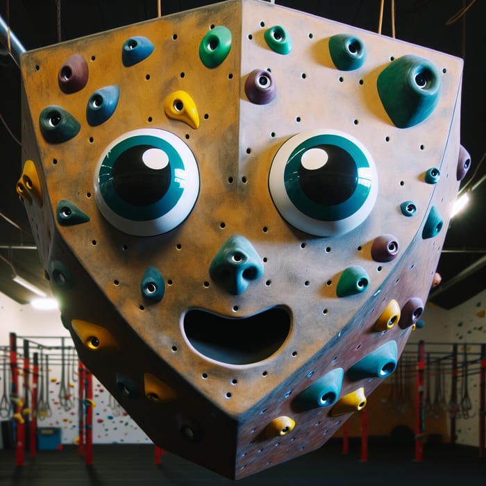 Climbing Hold Mascot: Fun Character for Climbers