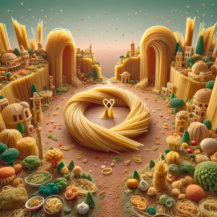 Enamored Spaghetti: A Magical World of Love