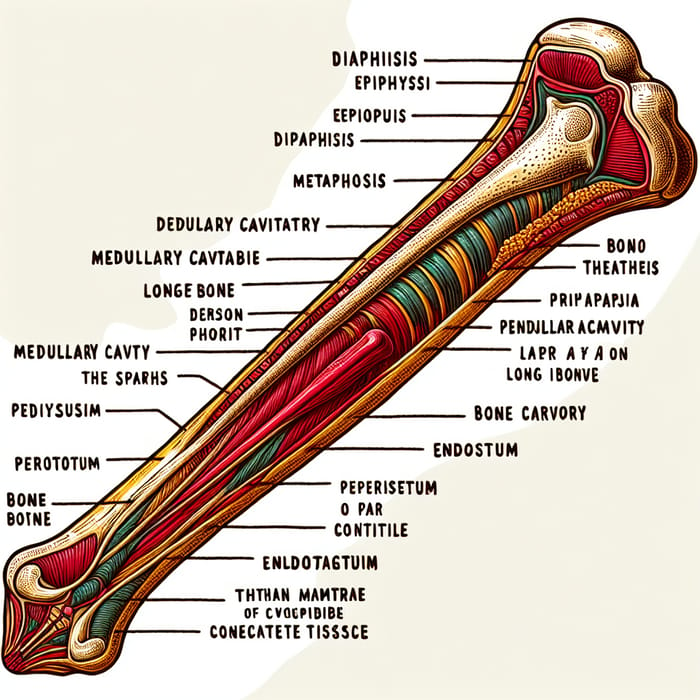 Long Bone Diagram: Parts and Structure Explained