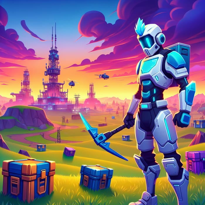 Fortnite: Cartoony Futuristic Battle Royale - Unique Character Design