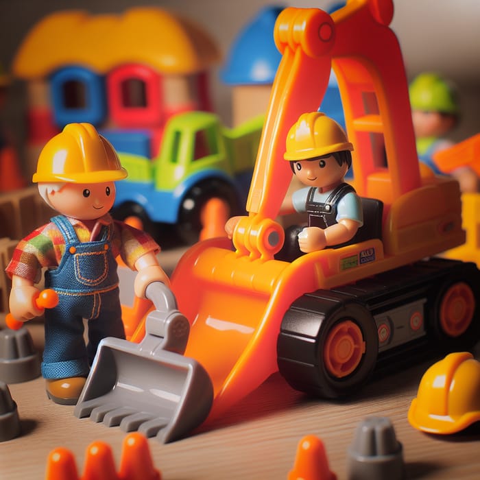 Kids Construction Worker Toy - Boneco Infantil Construtor