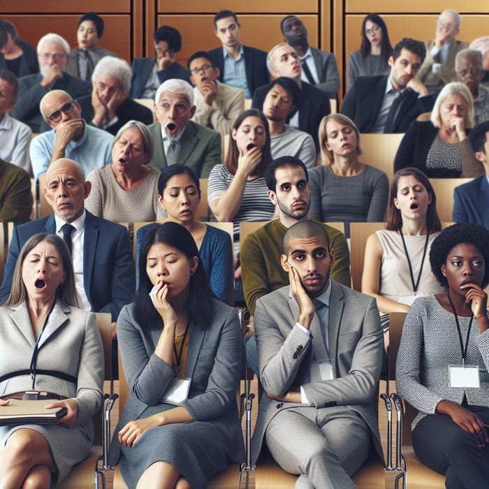 Bored Participants at an Event