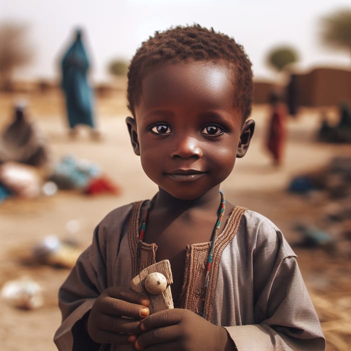 Resilient Boy from Northern Nigeria: A Portrait of Hope