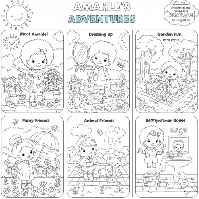 Amahle’s Amazing Adventures Coloring Book