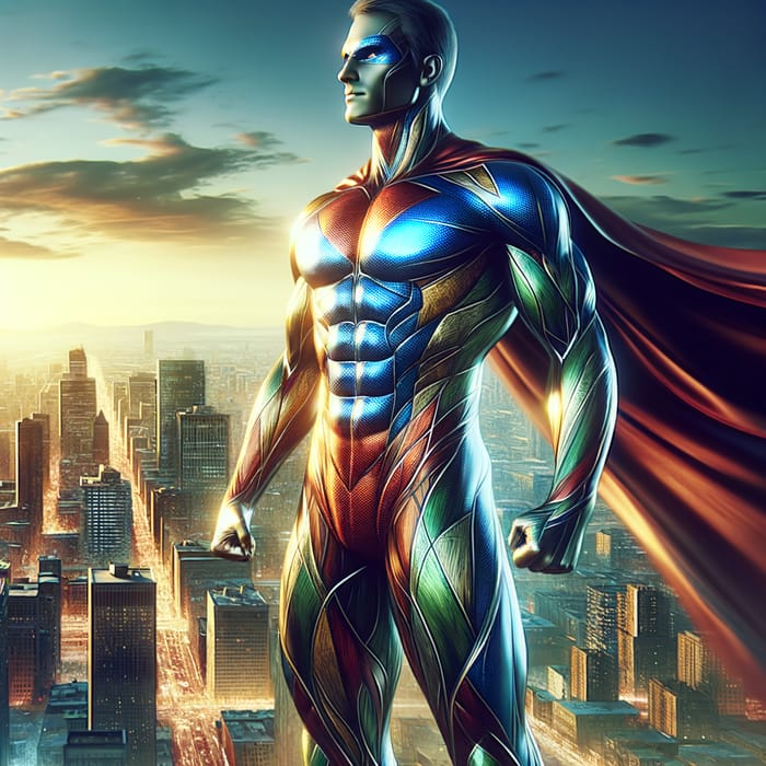 Powerful Hero Overlooking City | Protector of the Innocent