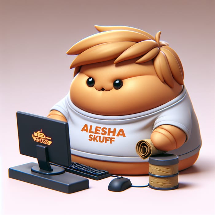 Alesha Skuff: Cartoon Character & World of Tanks Fun