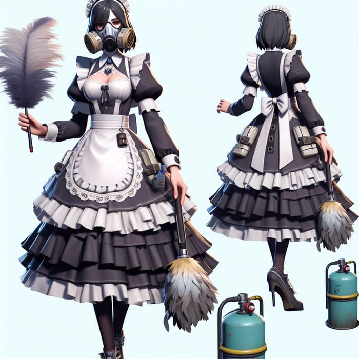 Maid Caustic Apex Legends | Unique Character Skin Design