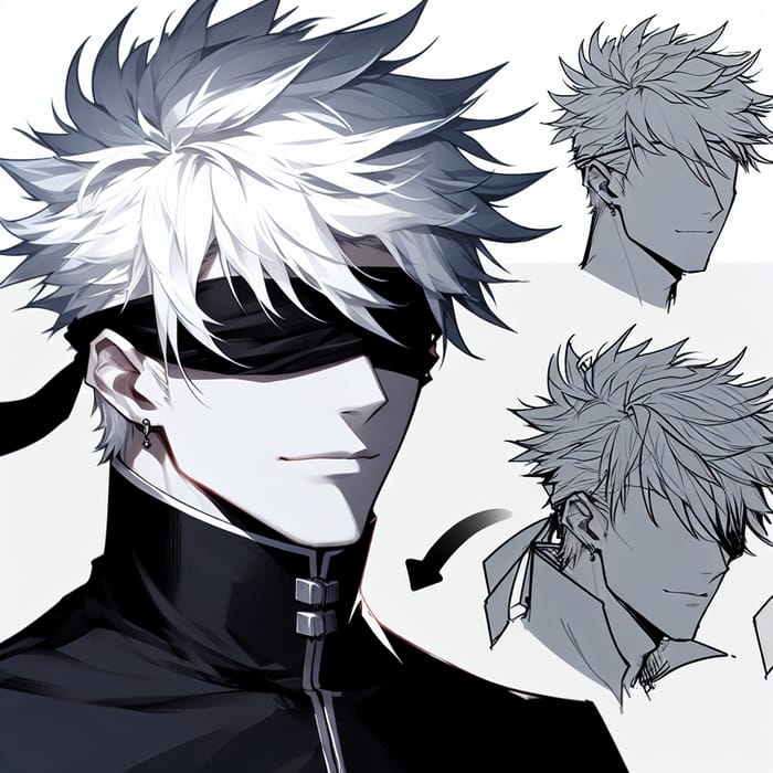 Gojo Satoru: Mysterious Character with White Hair