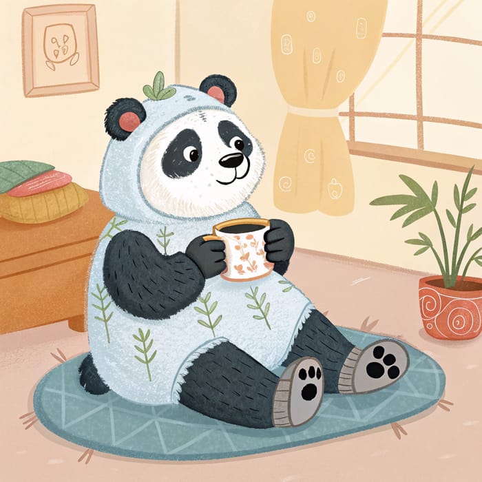 Panda's Relaxing Day: Onesies & More