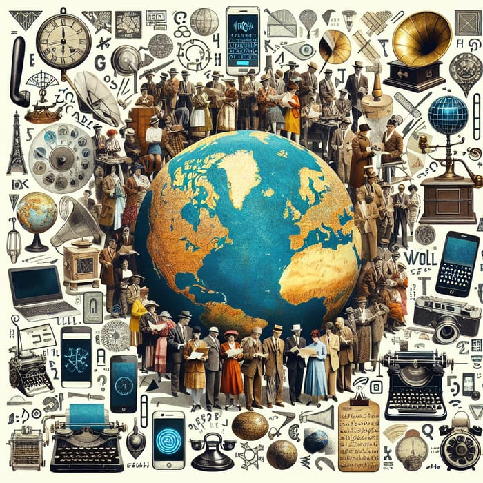 Effects of Globalization on Communication Collage