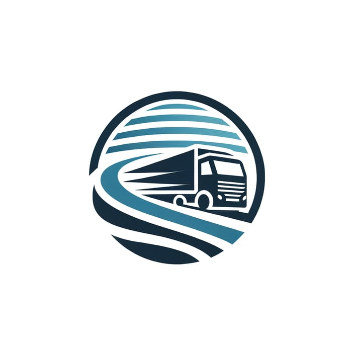 Simple Transportation Company Logo Design