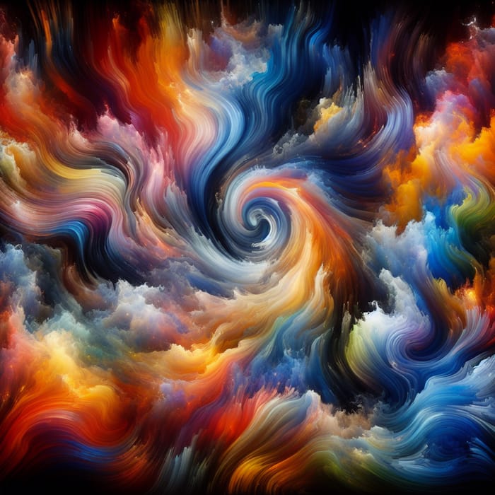 Abstract Emotions: Vibrant Colors, Dark Shroud & More