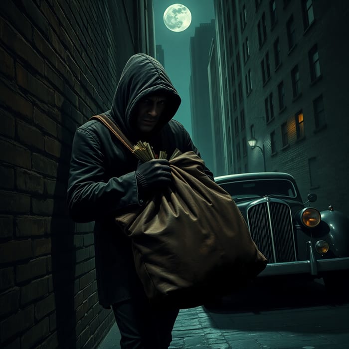 London's Dark Alley: A Hoodlum's Secret