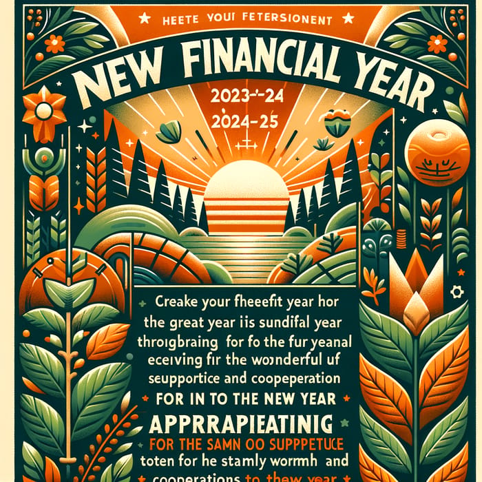 Warm Wishes for New Financial Year 2024-25 | Thank You!