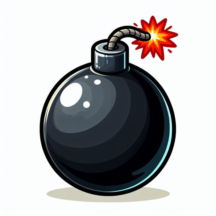 Cartoon Bomb Illustration