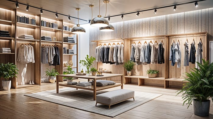 Minimalist Clothing Store Design Ideas