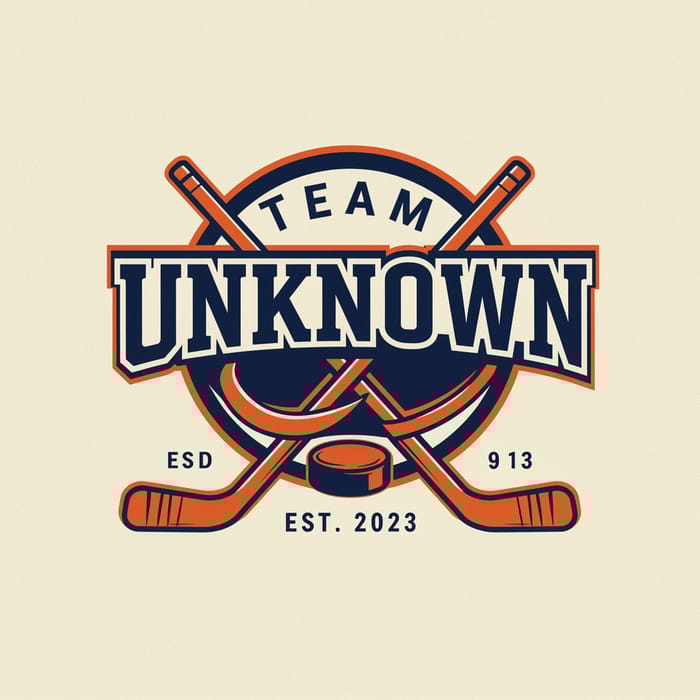 Team Unknown Hockey Logo - Est. 2023