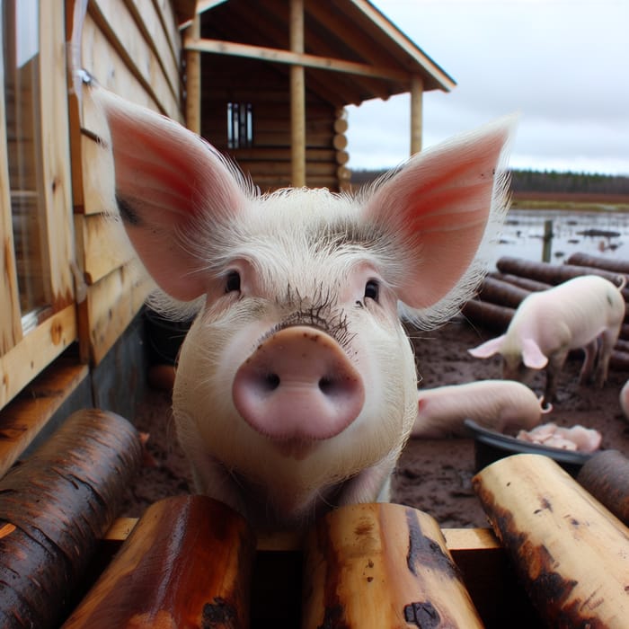 Peaceful Pig Sanctuary - Croqueta at Animal Rescue Center