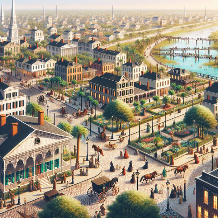 Explore a Beautiful Savannah-like City Colony