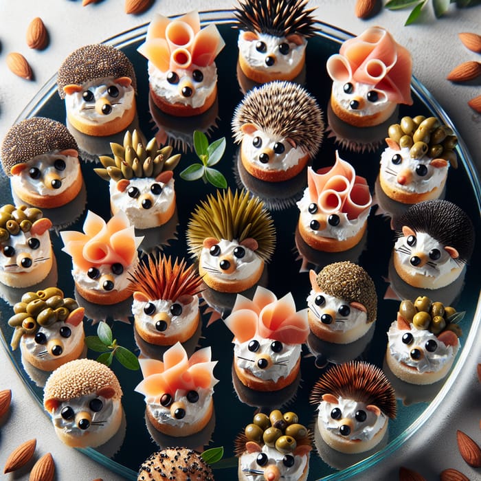 Creative Hedgehog Canapes Ideas | Unique Culinary Delights