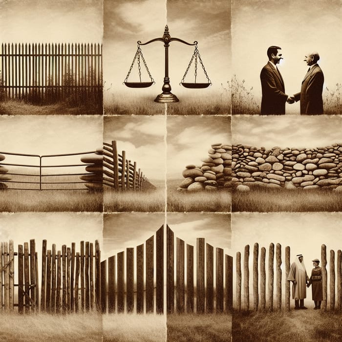 Sepia Image Symbolizing Healthy Boundaries and Mutual Respect