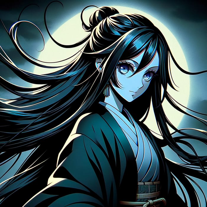 Dark Anime Girl from Bleach Series