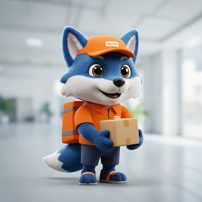 Creative Logistics Company Mascot Design