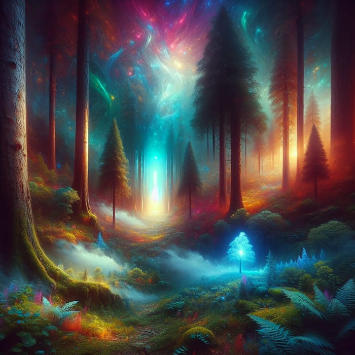 Enchanting Mystical Forest: Captivating Fantasy Vistas