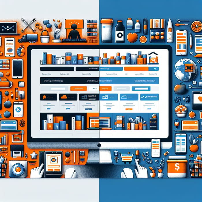 Alibaba vs Amazon: Visual Online Marketplace Comparison