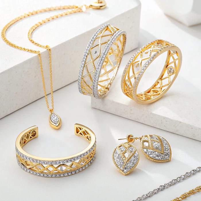 Elegant Gold and Silver Jewelry Collection