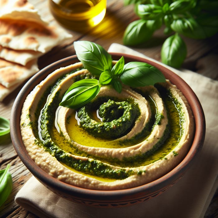 Delicious Pesto Hummus Recipe