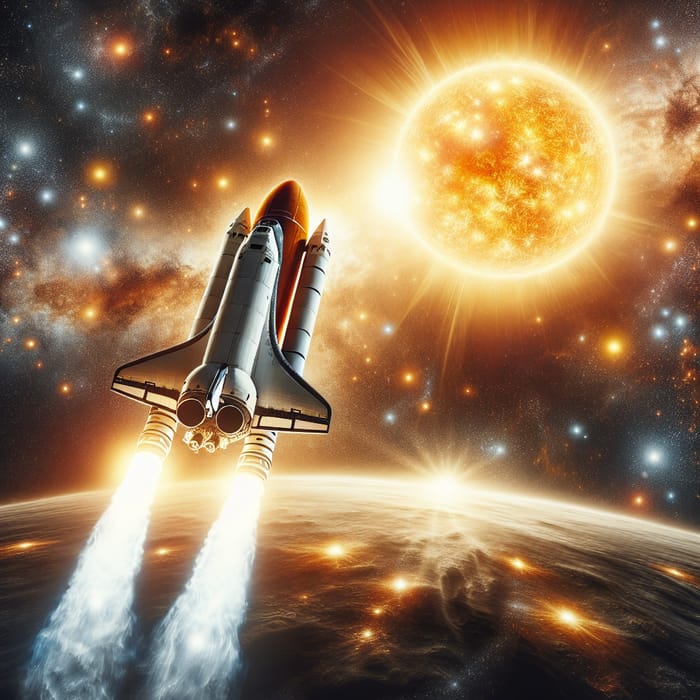 Space Shuttle Journey to the Sun