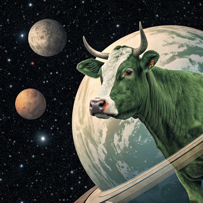 Gigantic Planet-Sized Cow