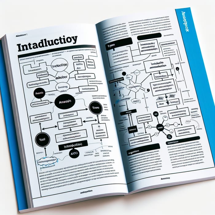 Introduction Analogy Textbook Page - Illustrated Abstractly