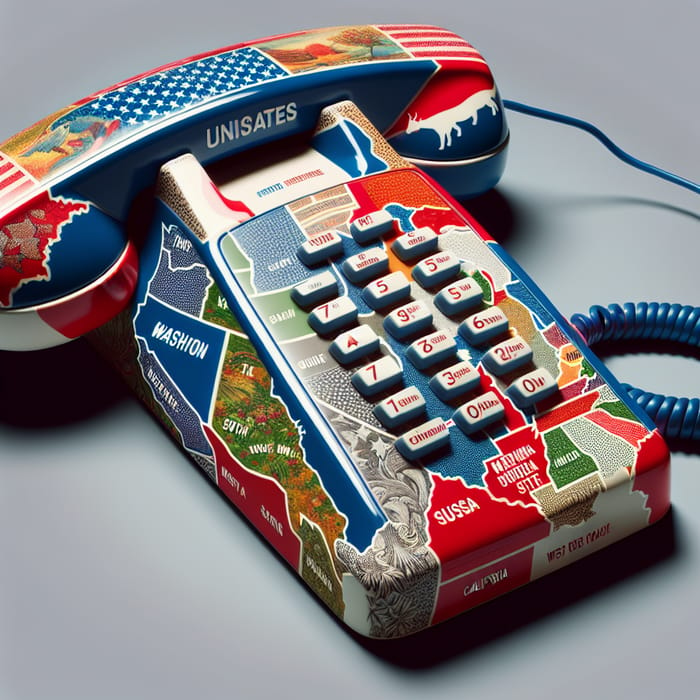 US Telephone Design: Creative Interpretation of the American Map