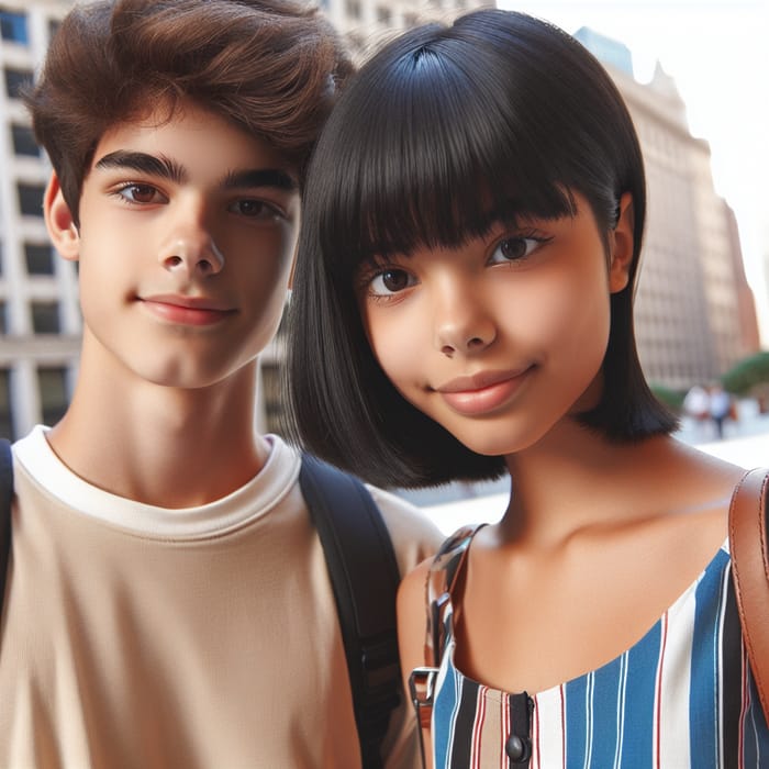 Stylish Short-Haired Guy with Black Bob and Bangs