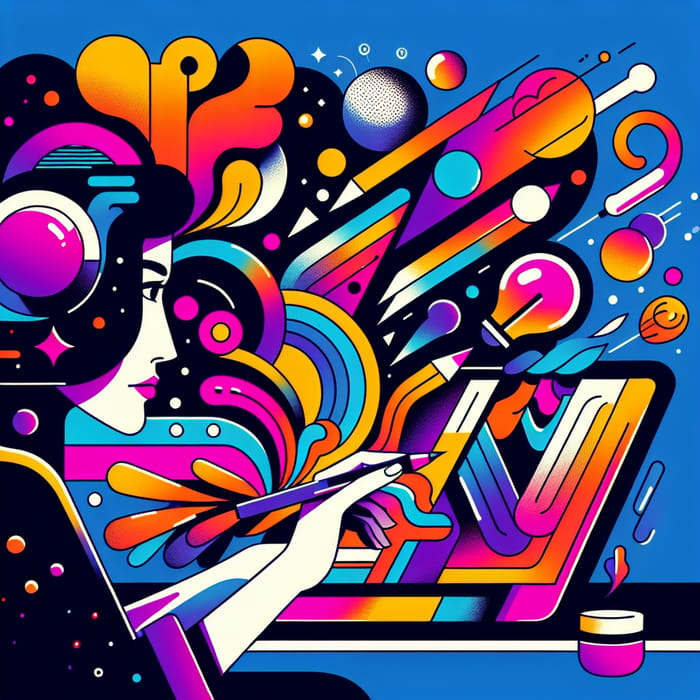 Captivating Graphic Design | Bold & Vibrant Illustration